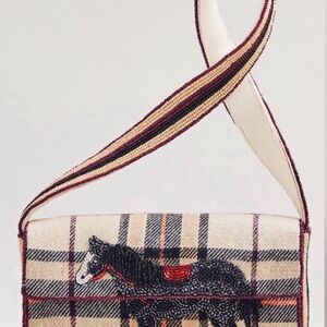 Anthroplogie Rare Beaded Horse Embroidered Women's Bag - Sold out online!